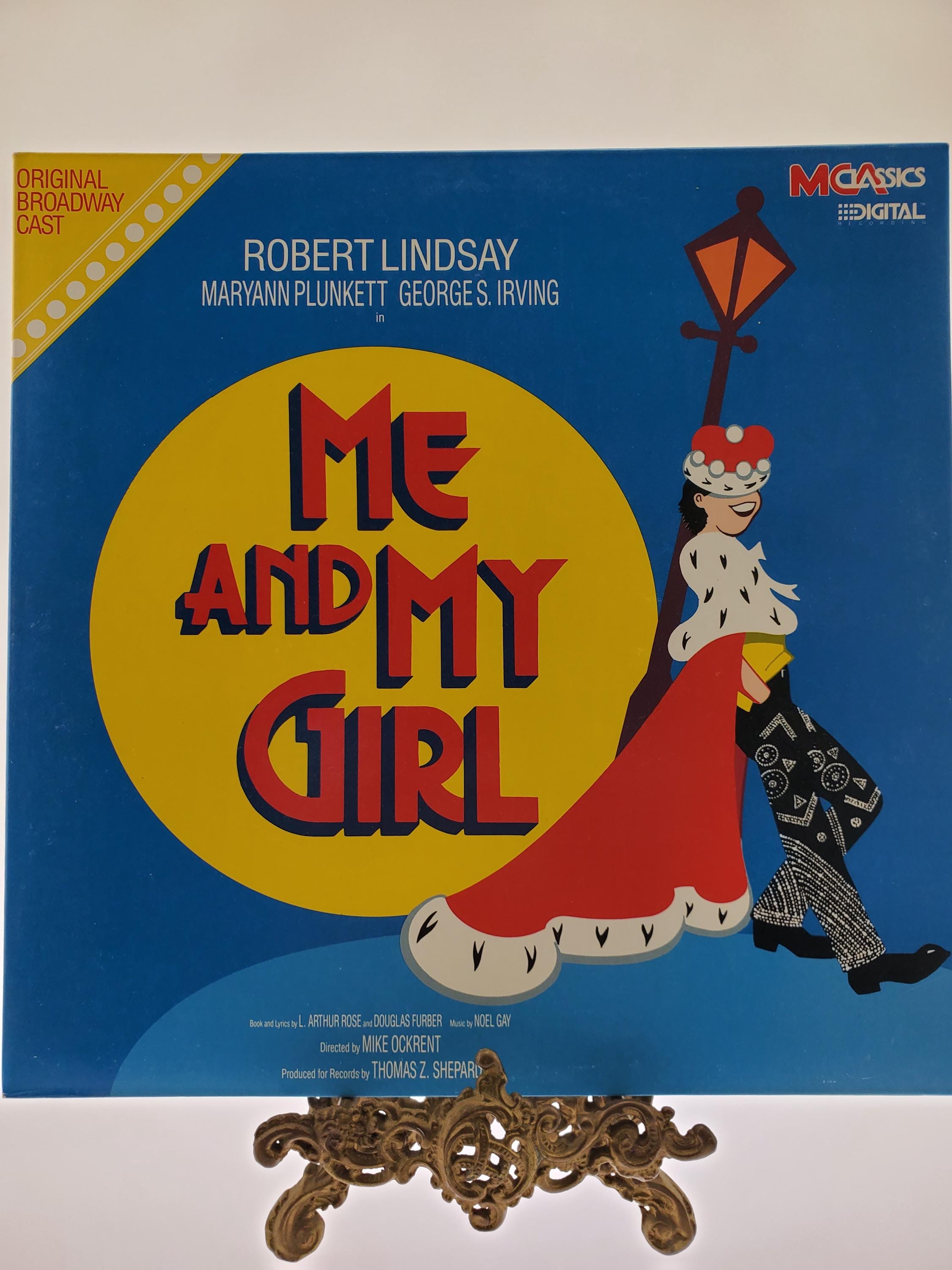 ＭＥ　ＡＮＤ　ＭＹ　ＧＩＲＬ 1986 Me and My Girl LP Original Broadway Cast Stereo Vinyl