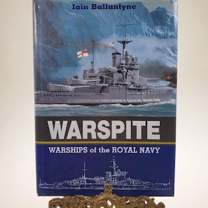 2001 Warspite Warships of the Royal Navy Hardcover Book by Iain Ballantyne