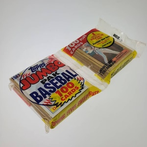 1987 Topps Daryll Strawberry Jumbo Pak Baseball 100 carte Spring Fever Sweepstakes 1 carta Rookie