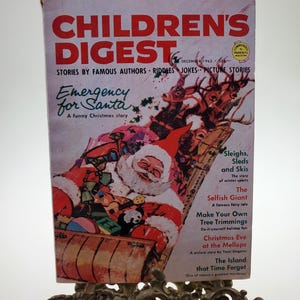 1963 Dicembre Children's Digest Storie di Natale e Inverno di Autori Famosi