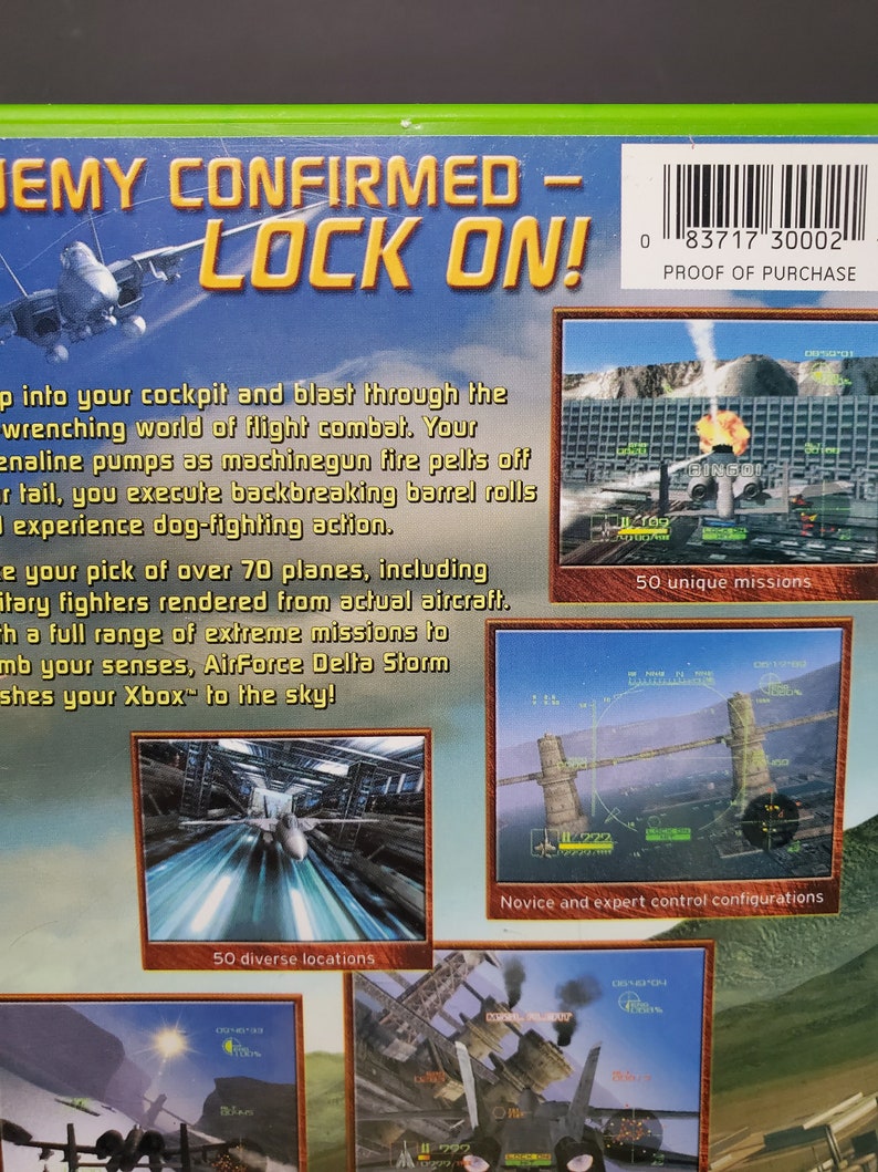 Xbox Airforce Delta Storm Microsoft Video Game CD image 5