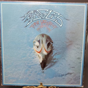 1976 Eagles Their Greatest Hits LP 7E-1052 Elektra Asylum Nonesuch Records Vinyl Record Album