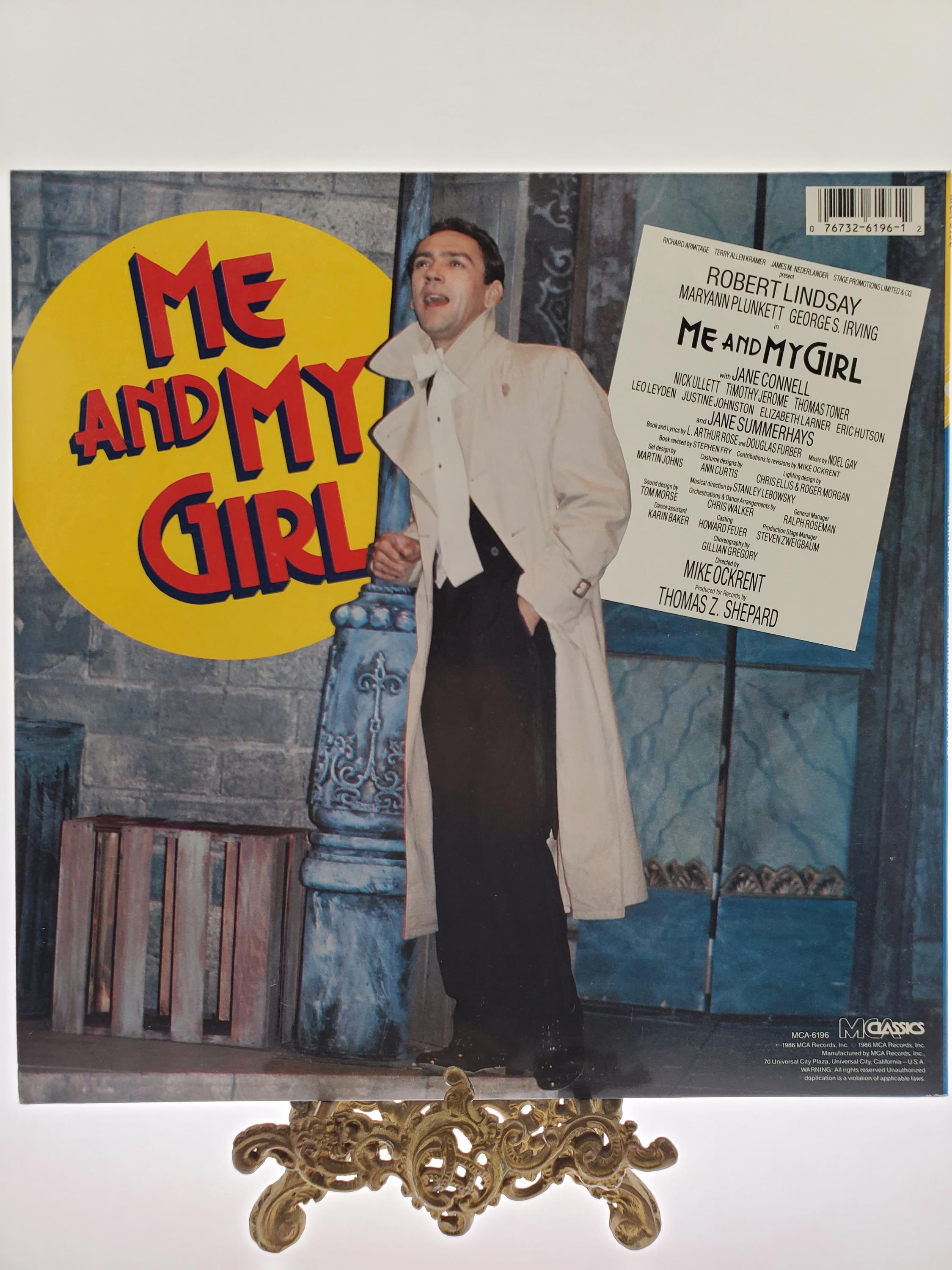1986 Me and My Girl LP Original Broadway Cast Stereo Vinyl