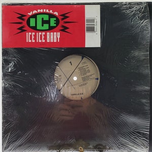 1990 Vanilla Ice Single Ice Ice Baby and Play That Funky Music V 19724 SBK Records