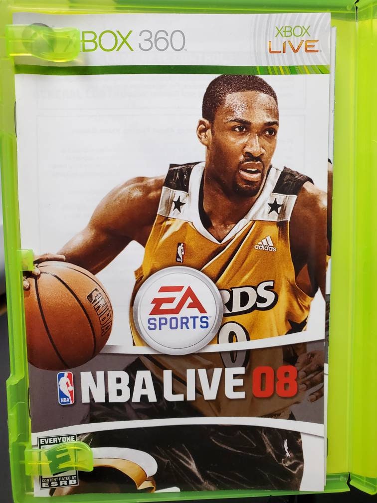 XBOX 360 LIVE NBA Live 08 Basketball Microsoft Video Game Cd
