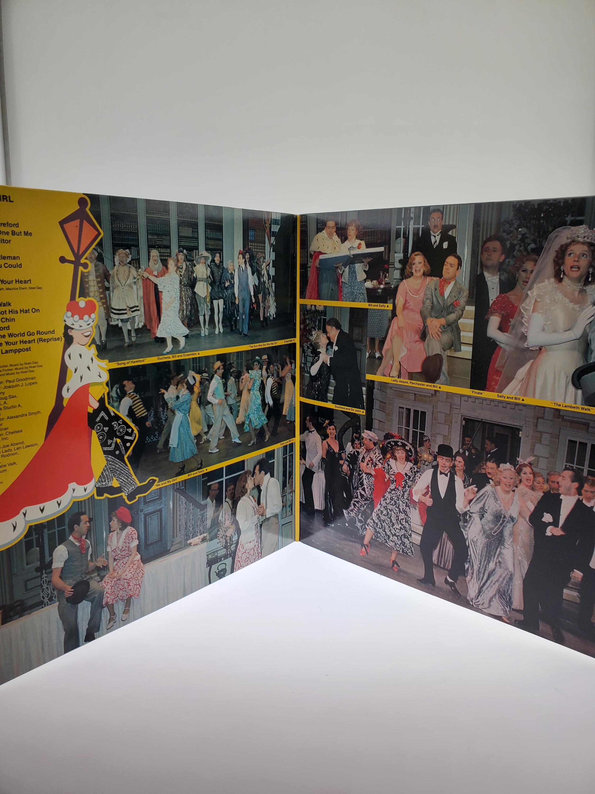 ＭＥ　ＡＮＤ　ＭＹ　ＧＩＲＬ 1986 Me and My Girl LP Original Broadway Cast Stereo Vinyl