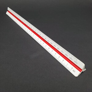 1990s Drafting Ruler Inches Centimeters Imperial Metric Pickett P 231TR ...