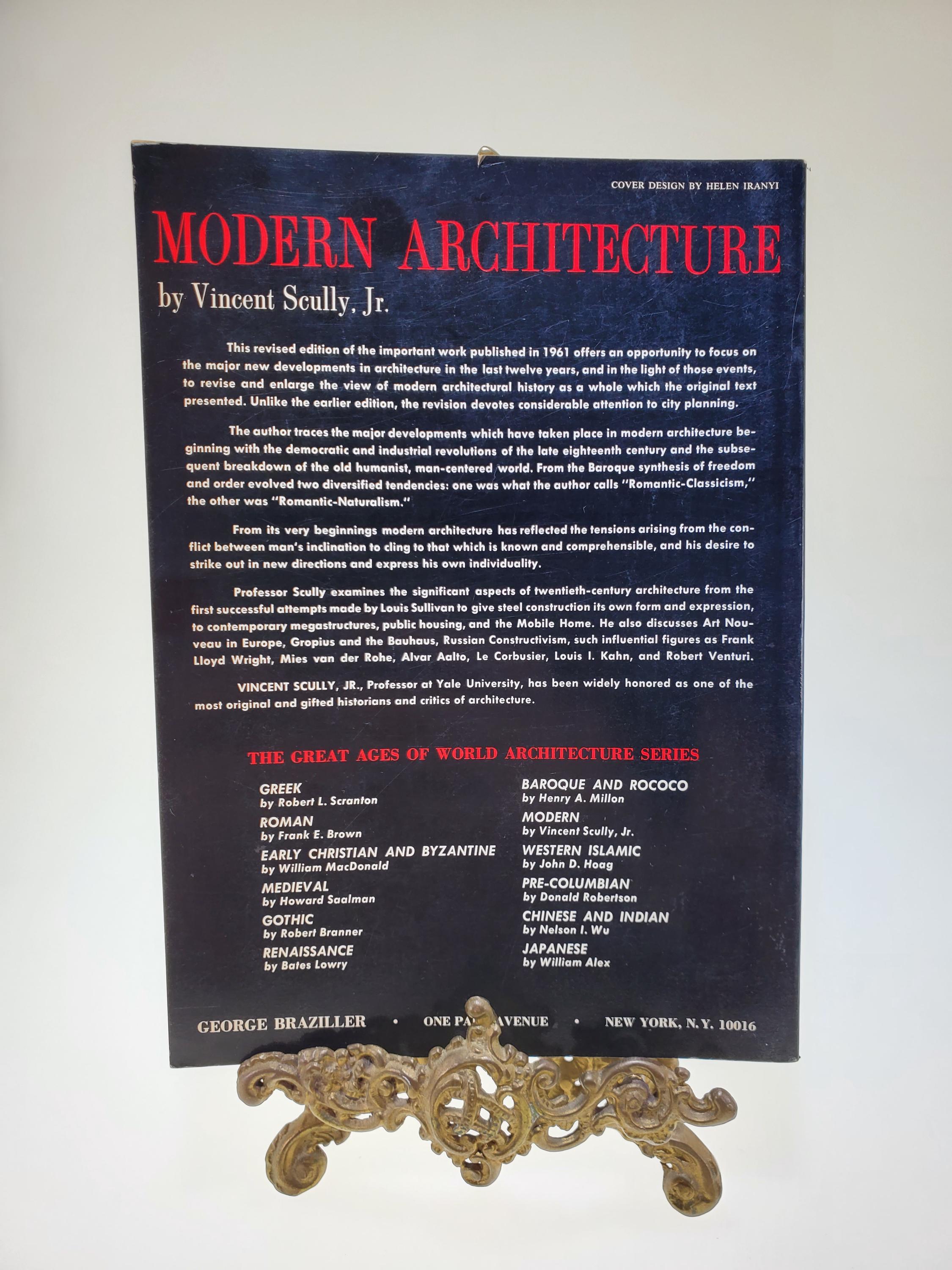 1977 Modern Architecture New Enlarged Edition Softcover Book by