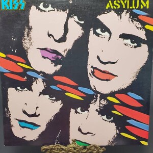 1985 Kiss Asylum LP R-163427 RCA Mercury Records 826 099-1M-1 ISBN 0 422-8260991-1 5 Vinyl Record Album