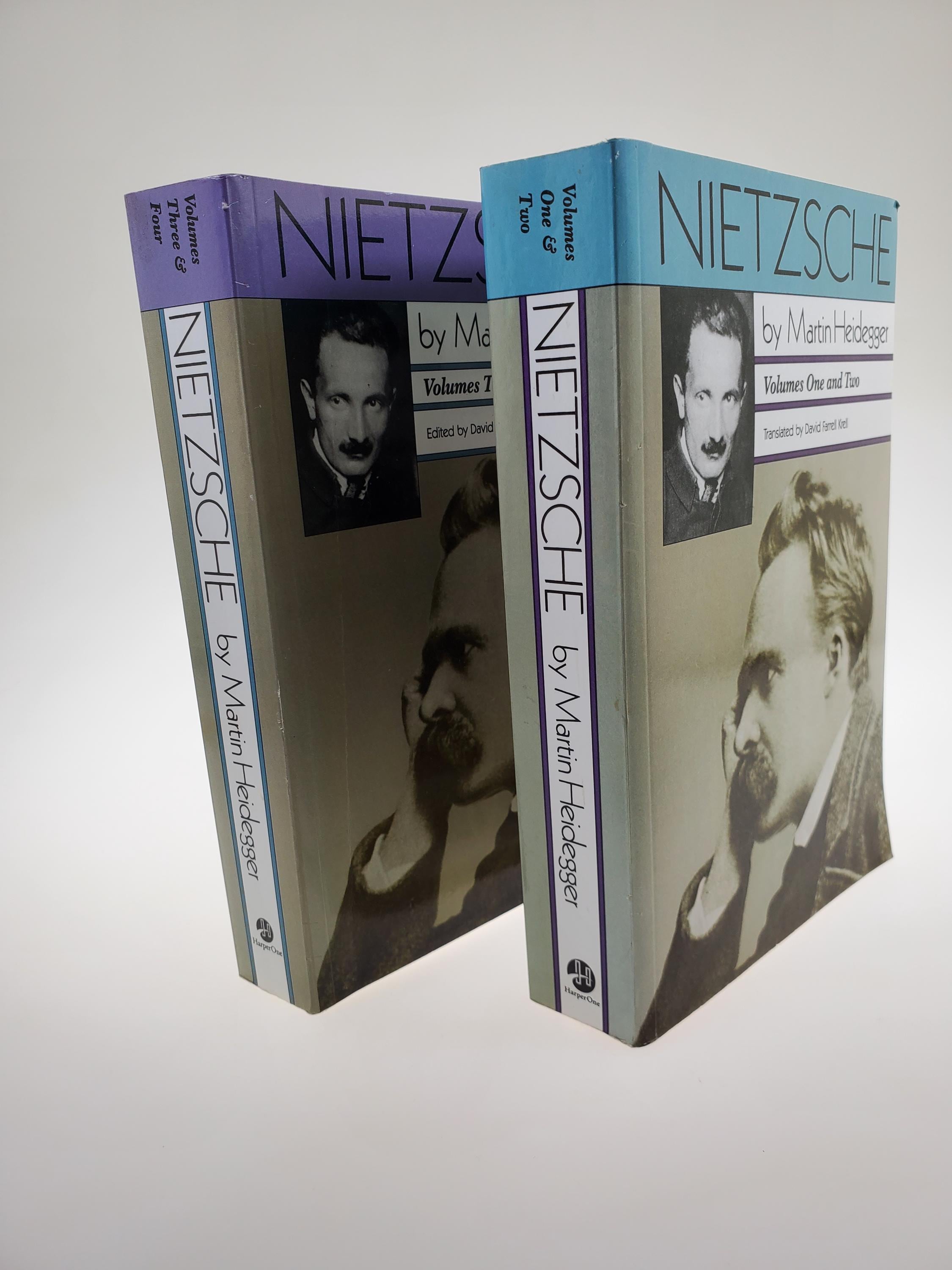 1984 Nietzsche 2 Books Volumes One and Two & Three and Four