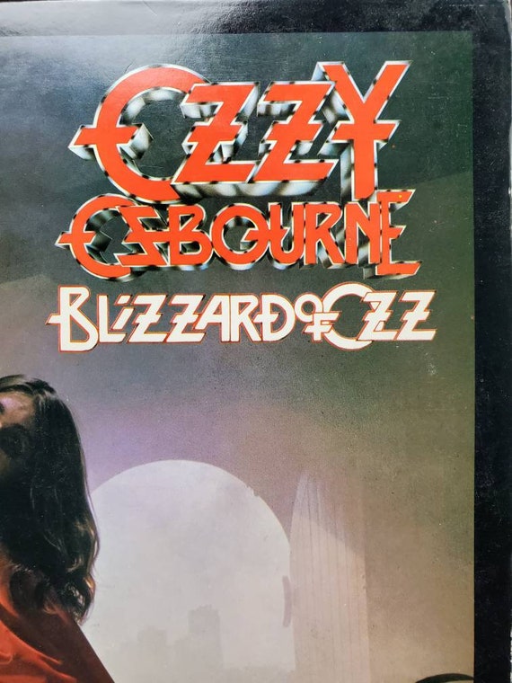 1981 Ozzy Osbourne Blizzard of Ozz LP BL 36812 JZ Jet 1981 Ozzy Osbourne Blizzard of Ozz LP BL 36812 JZ Jet