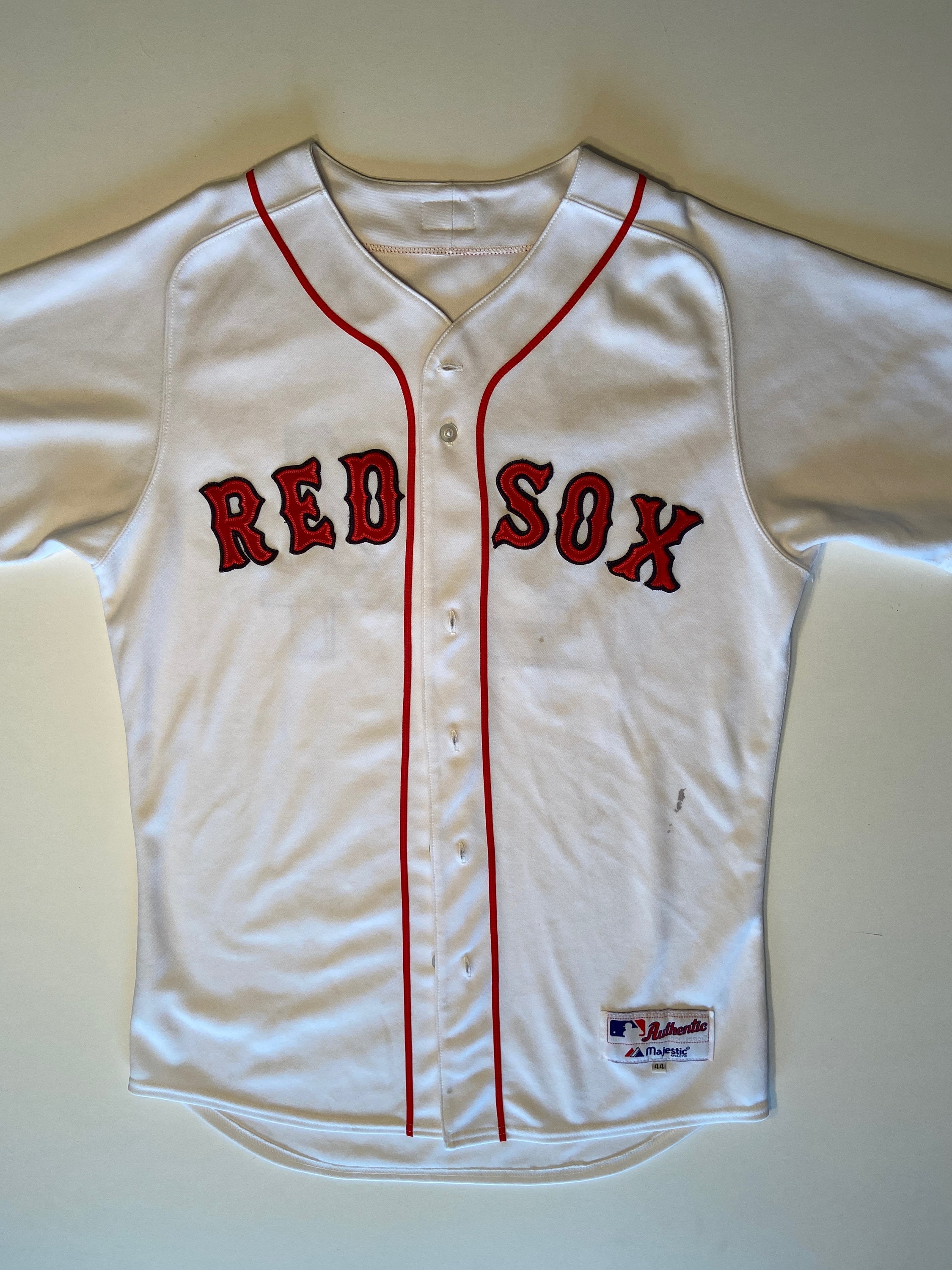 Custom 1970's Boston Red Sox Majestic Home Throwback MLB Jersey