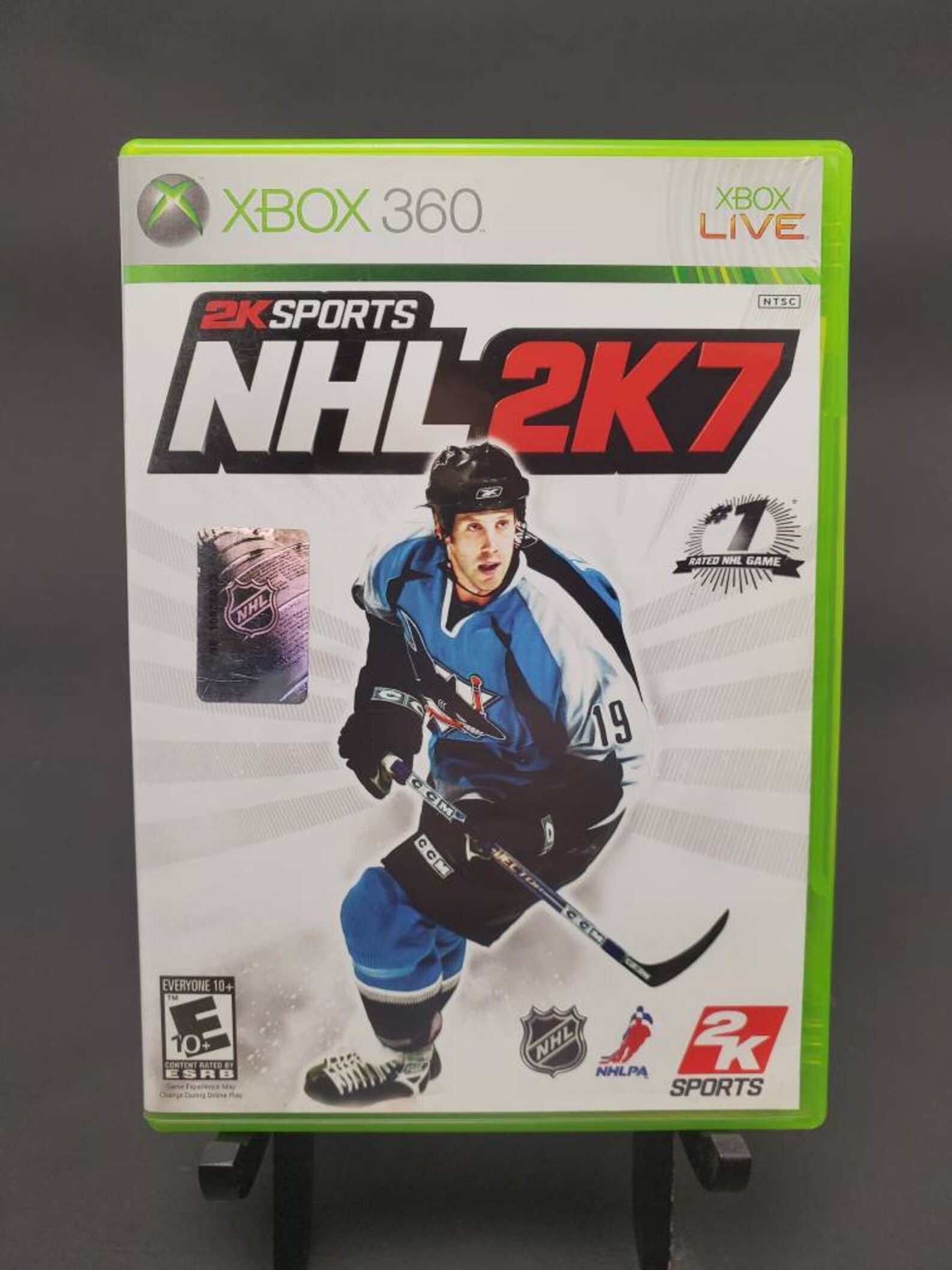 XBOX 360 Live NHL 2K7 Hockey Microsoft Video Game CD ISBN 7 10425 39055