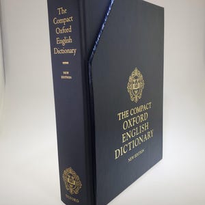 1994 The Compact Oxford English Dictionary Hardcover Book New Edition published by Oxford University Press