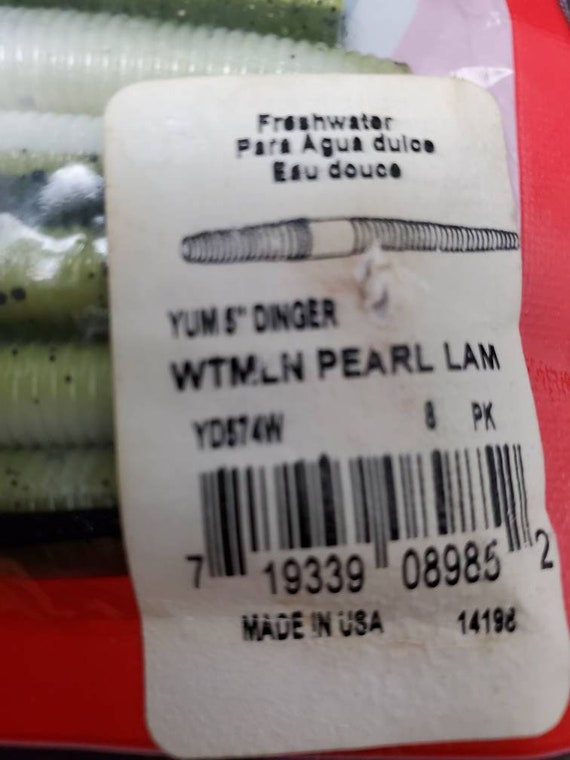 YUM F2 Ferocity 5 Yum Dinger Freshwater Watermelon Pearl Laminate