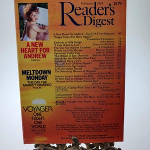 1988 February Reader&#39;s Digest Magazine