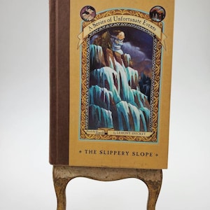 2003 The Slippery Slope A Series of Unfortunate Events Hardcover Book by Lemony Snicket Book the Tenth First Edition Harper Collins Publishe