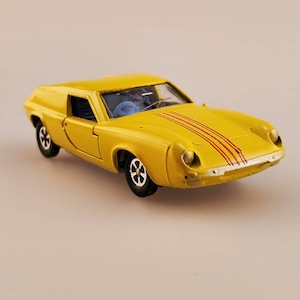 Lotus Europe C.36. 1/52 Scale, LoneStar Road-Master Flyers Super Cars, LoneStar Toys, Lotus Toy Cars, Yellow Toy Car, 1960s Super Car Toys