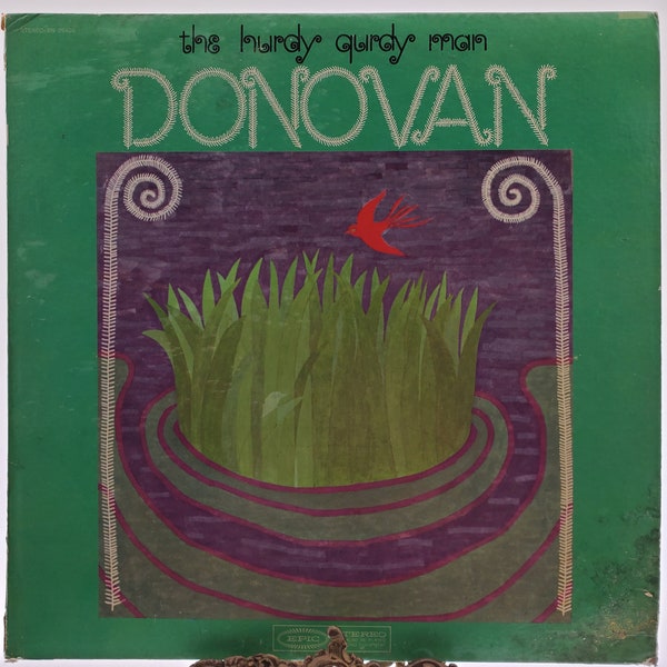 1968 Donovan LP The Hurdy Gurdy Man Stereo Vinyl Record Album BN 26420 Epic Records
