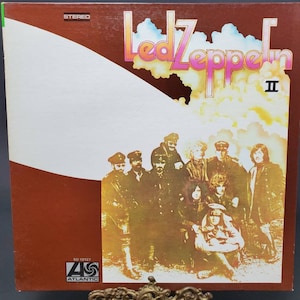 1969 Led Zeppelin II LP SD 19127 Atlantic Records Vinyl Record Album no bar code