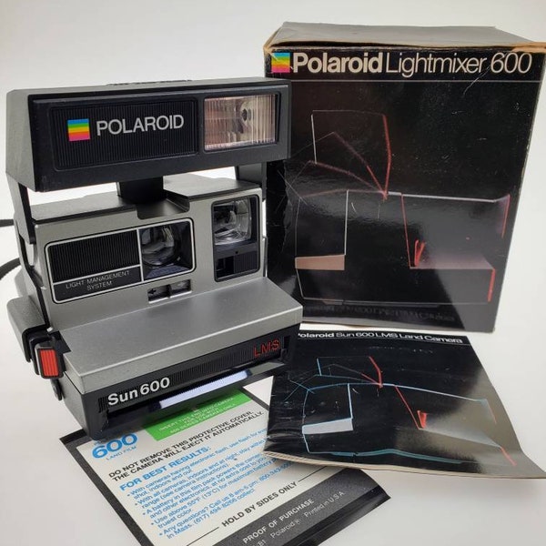 1983 Polaroid Sun 600 LMS Land Camera Light Management System