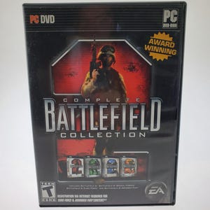 PC DVD ROM Battlefield Complete Collection Computer Video Game Teen Rated