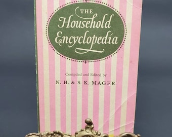 1964 The Household Encyclopedia 15th Printing N.H. and S.K. Mager Softcover Book The Benjamin Company Washington Square Press