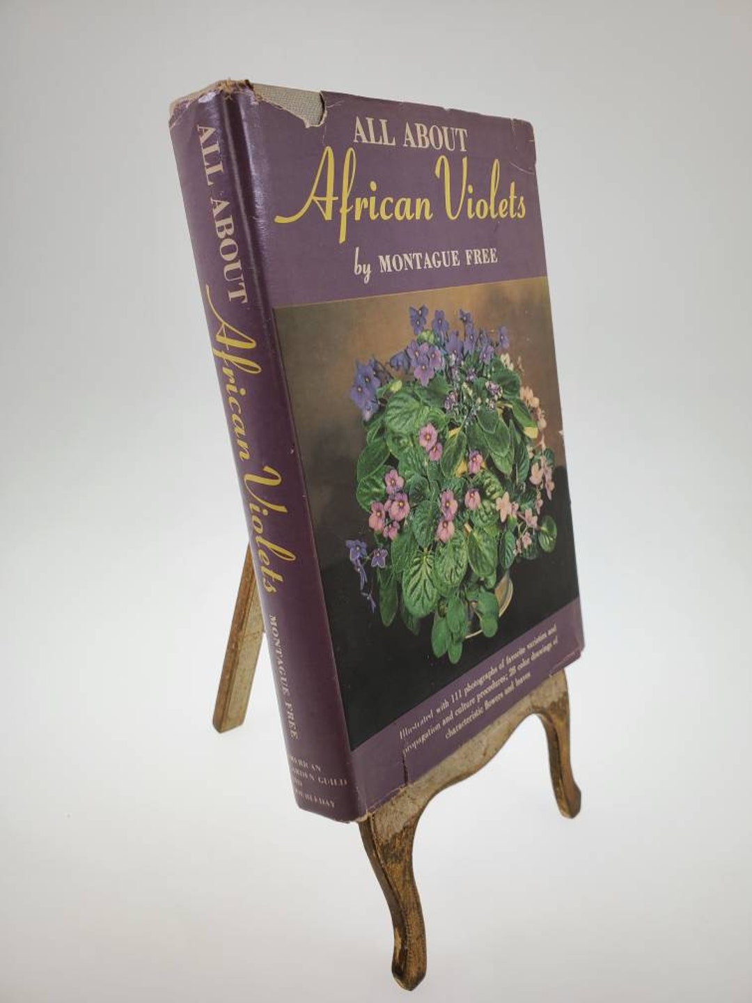 1951 All About African Violets Hardcover Book by Montague Free Etsy