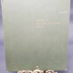 1957 Masters of British Painting 1800-1950 Livro de capa dura Museu de Arte Moderna de Nova York