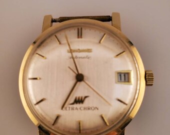 Vintage 1967 Longines Grand Prize Automatic 14K Gold Bezel 17 | Etsy
