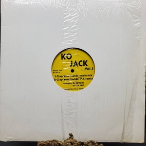 198? Ko Jack ...Vol 1 Clap your Handz DJ Sovoid DJ Classic Single Mix LP Kj 001 Vinyl Record Album