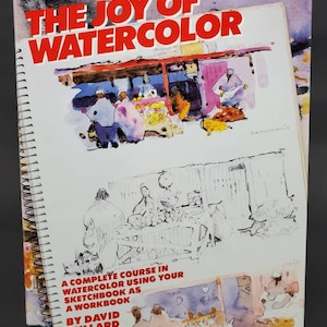 1983 El placer de la acuarela de David Millard, un curso completo de acuarela, libro de arte de tapa dura ISBN 0 8230 5680 5
