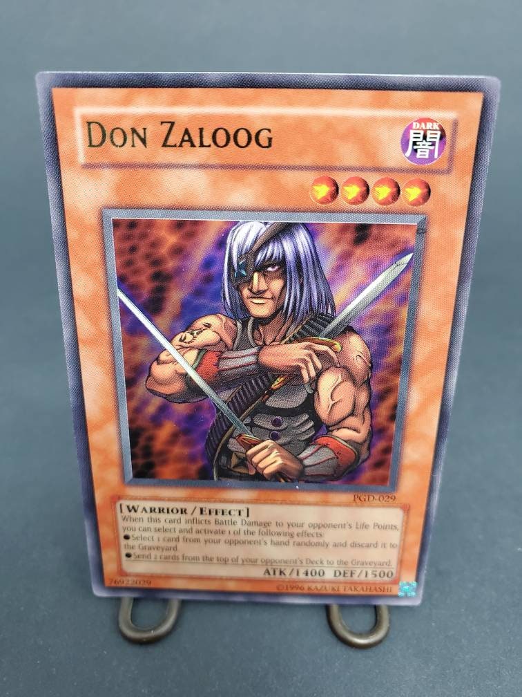 宅配便配送 Zaloog Don PGD-029 Trading Yugioh Holographic Rare Ultra 遊戯王OCG デュエルモンスターズ