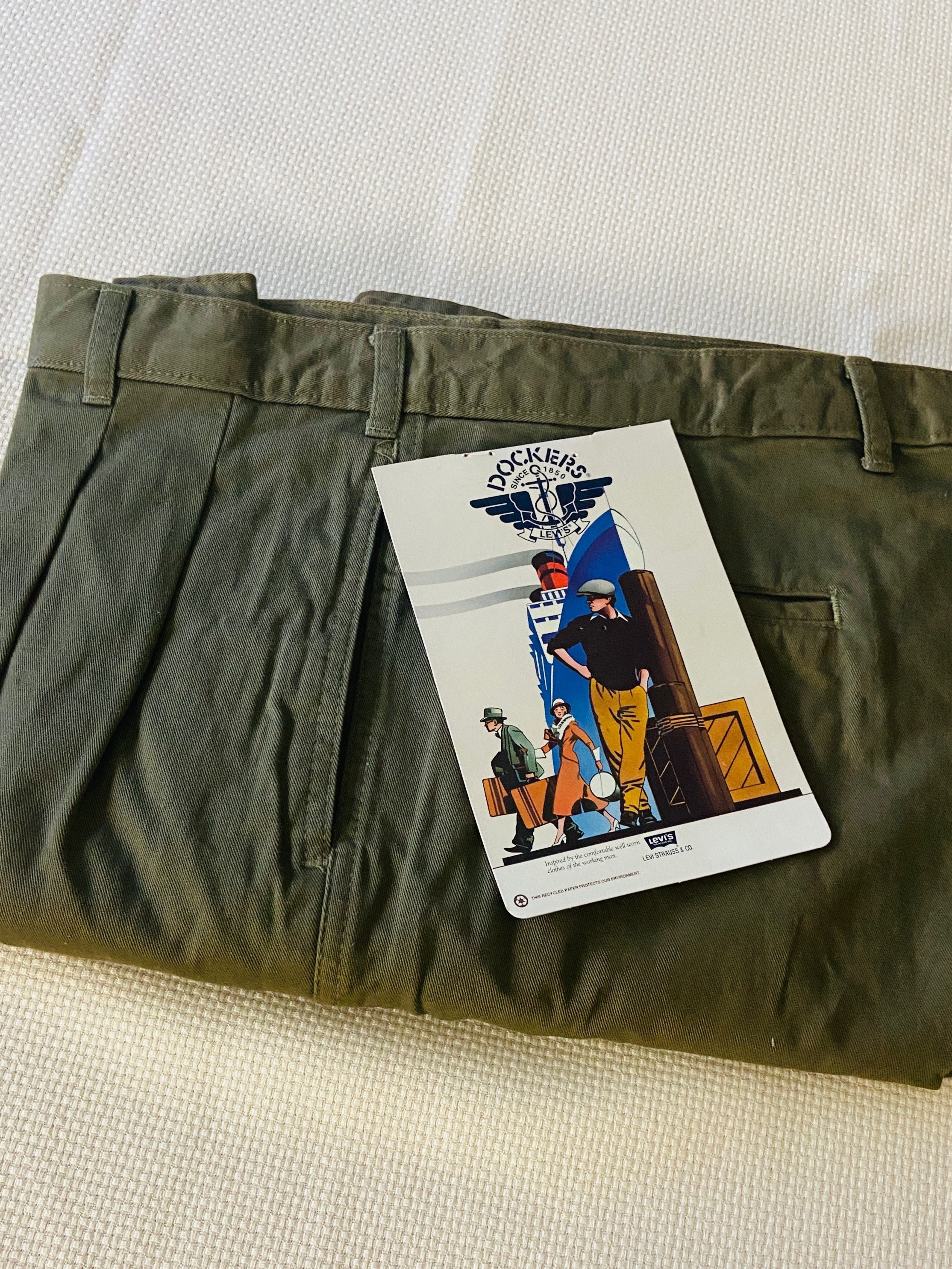 Vintage Dockers Army Green Dockers Pants Deadstock 80s 90s - Etsy Australia