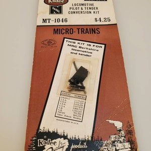 Micro Trains N Gauge Kadee MT-1046 Train Locomotive Pilot & Tender Conversion Kit