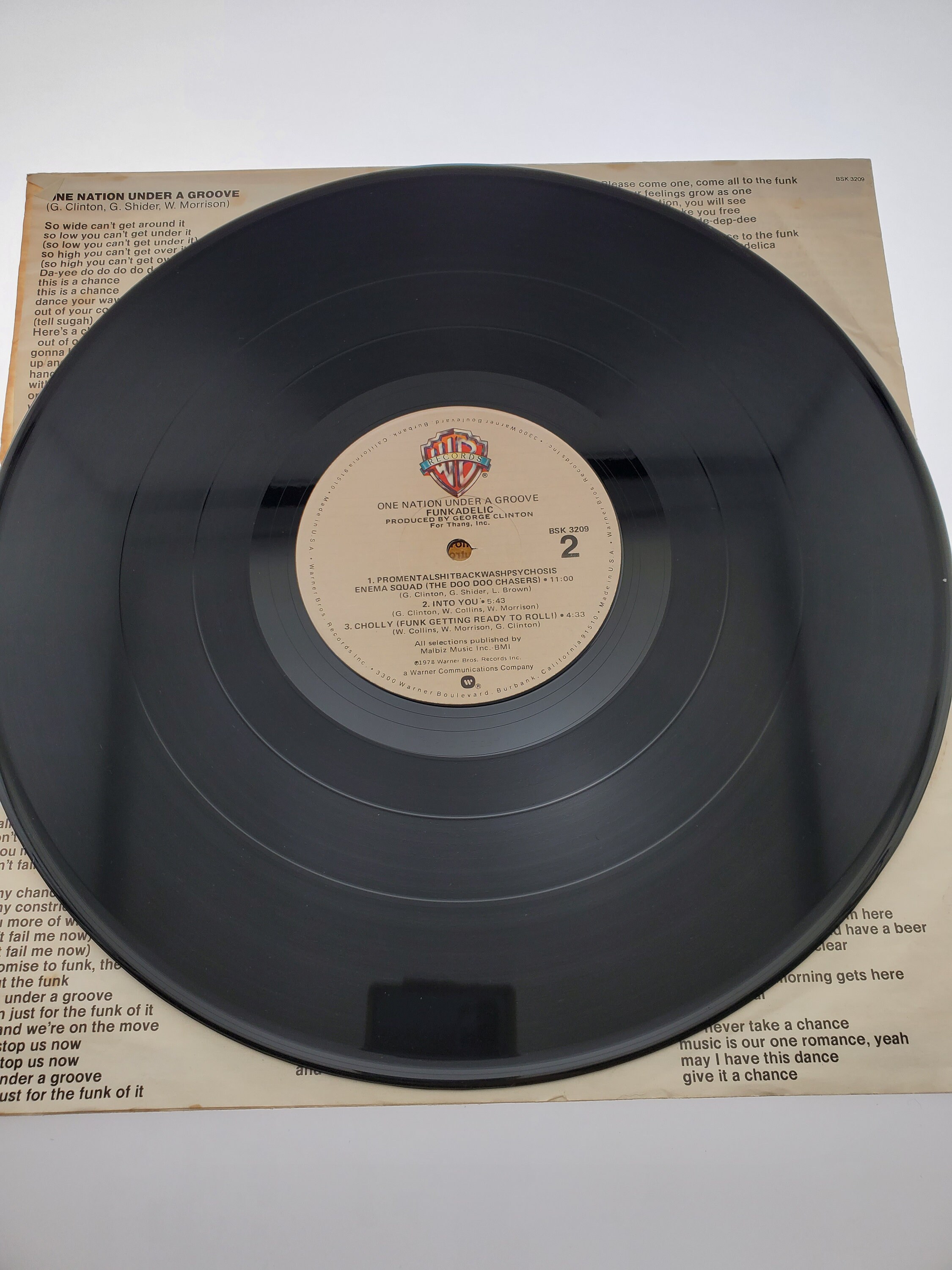 【R&B】Introducing BUD - Ballads & Funk 1978 Funkadelic LP One Nation Under A Groove Stereo Vinyl