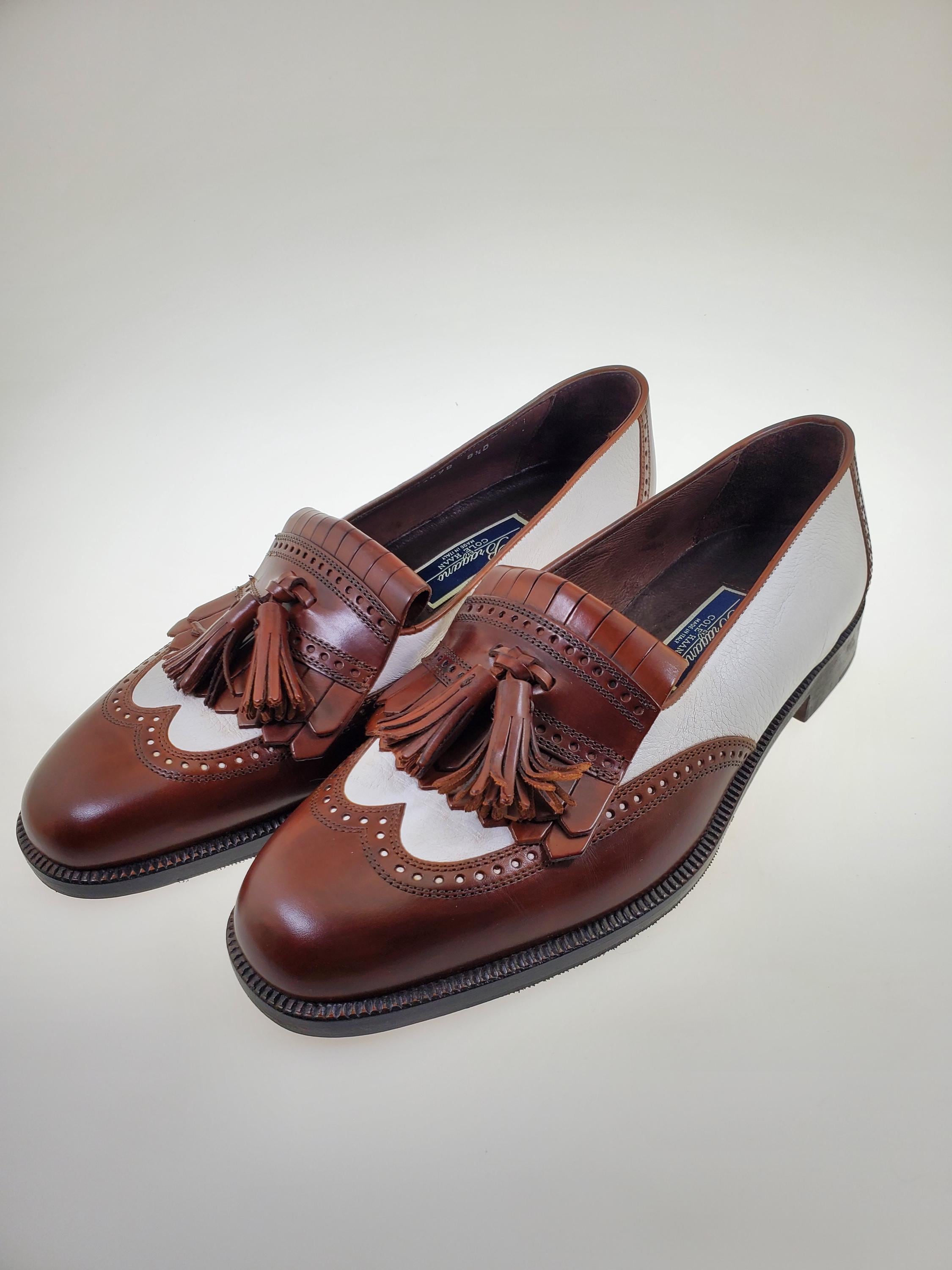 Bragano by Cole Haan イタリア製 ブラウン 90s DEADSTOCK BRAGANO by COLE-HAAN (ブラガノ コールハーン