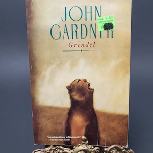 1989 Grendel by John Gardner Softcover Book Fiction Vintage Books Publication