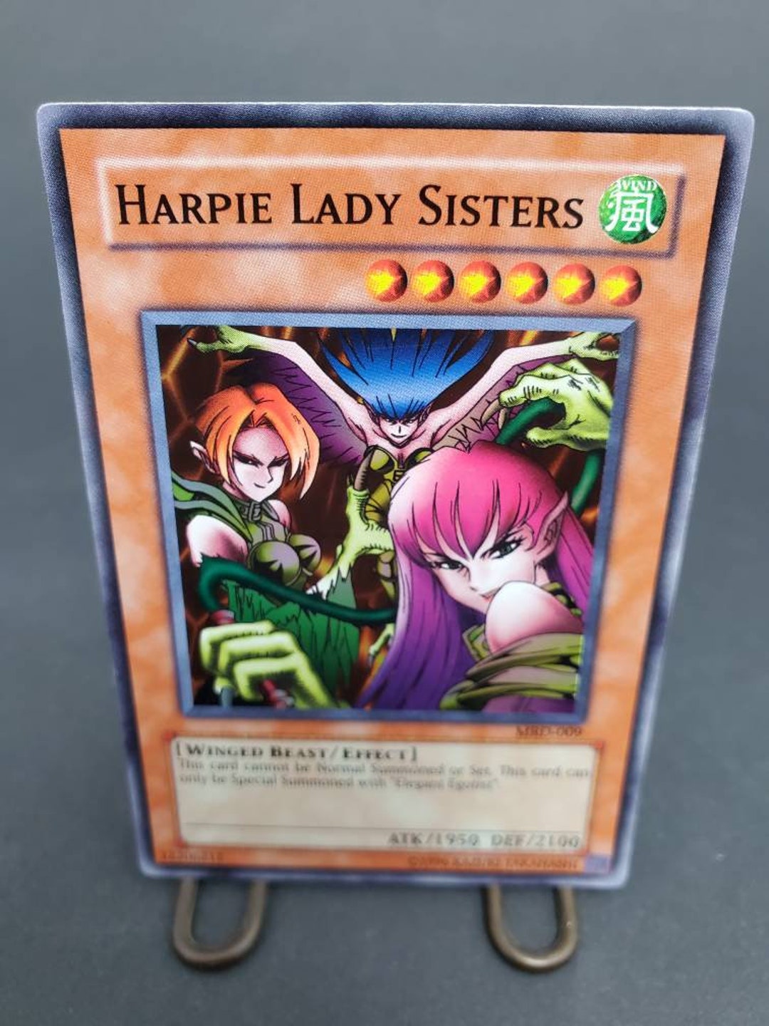 Harpie Lady Sisters MRD-009 Yugioh Holographic Trading Card