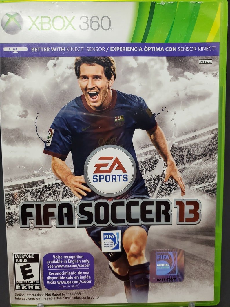 Xbox 360 Fifa Soccer 13 Xbox Live Microsoft Video Game CD image 2