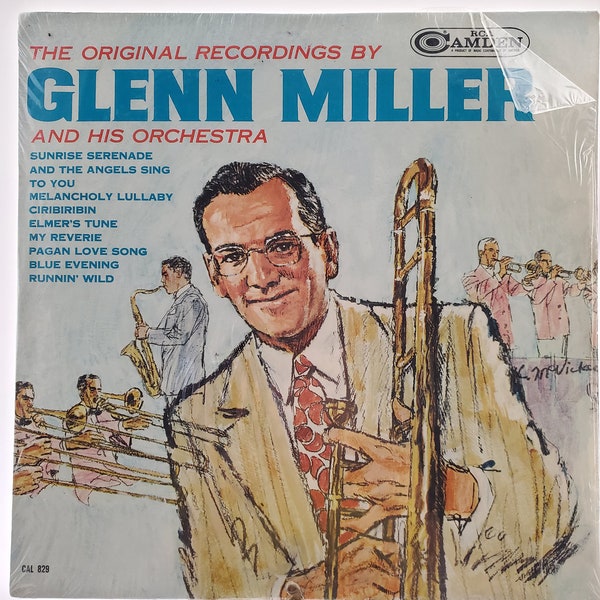 1964 Glenn Miller LP The Original Recordings and His Orchestra Mono Vinyl Record Album CAL 829 RCA Camden Records