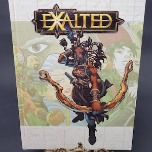 WW 8800 Exalted Storytelling Anime Core Rulebook White Wolf Game Studios Age of Sorrows Book