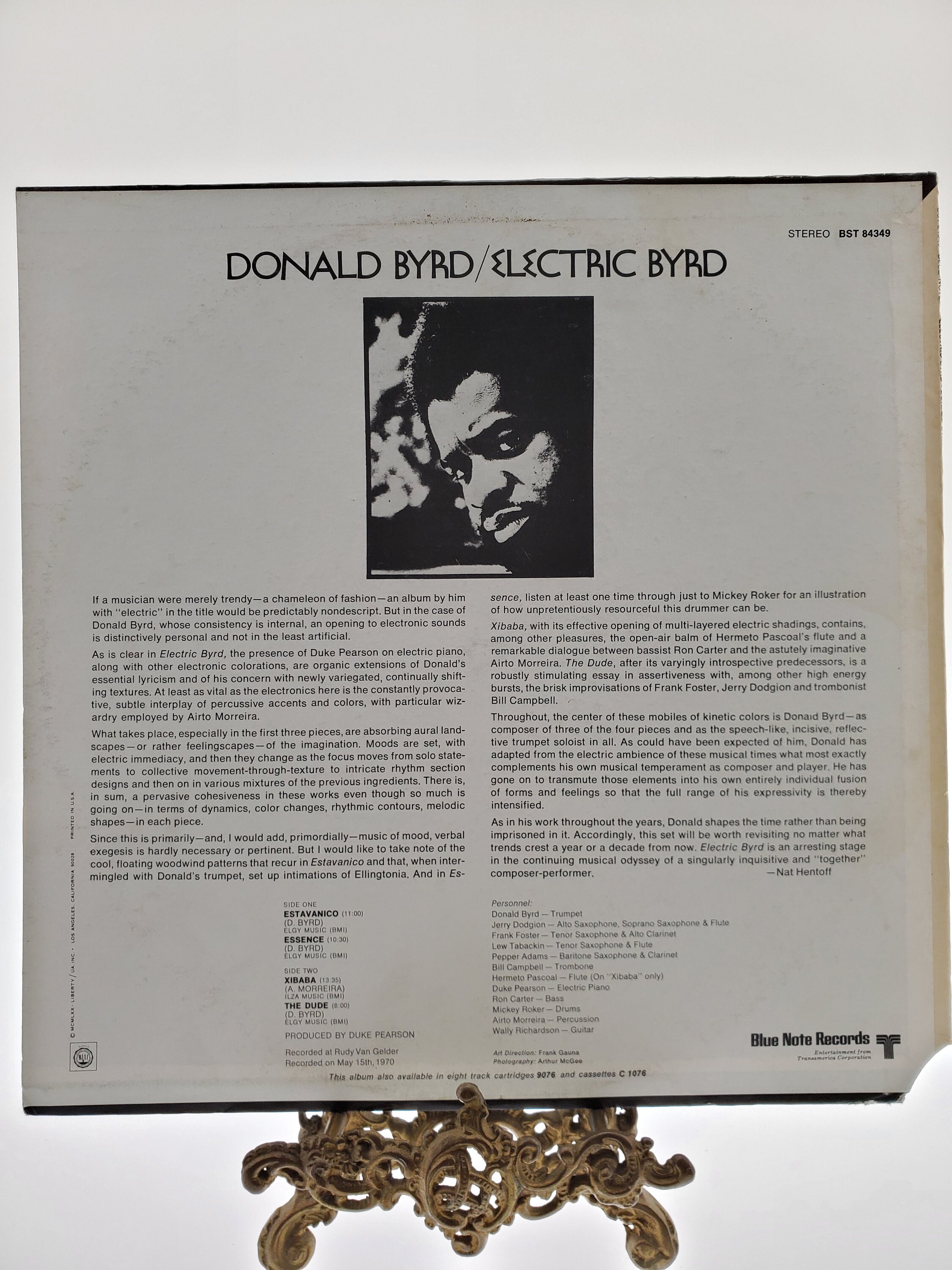 1970 Donald Byrd LP Electric Byrd Stereo Vinyl Record Album