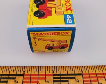 Matchbox Lesney Product Number 42, Iron Fairy Crane, 1960s