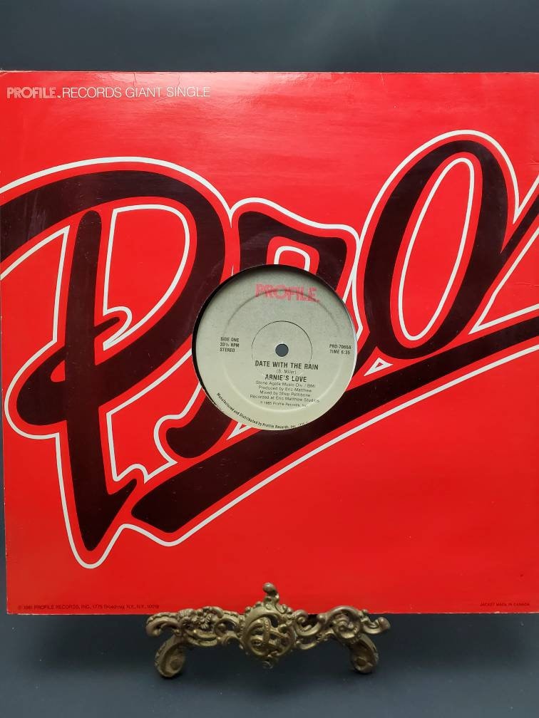 1985 アーニーのラブ デート・ウィズ・ザ・レイン シングル LP PRO