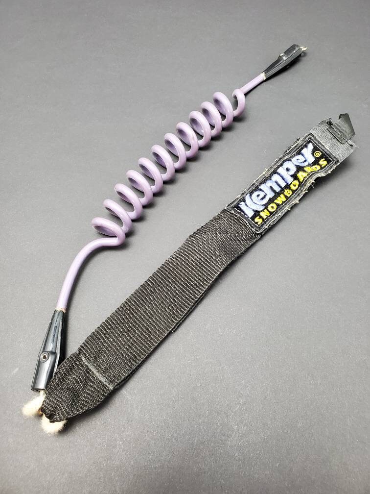 1990s Kemper Snowboards Leash Coil Velcro Leg Strap Vintage Etsy