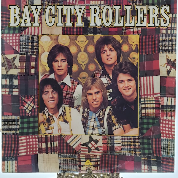 Album vinyle stéréo éponyme Bay City Rollers, 1975, AL 4049 Arista Records