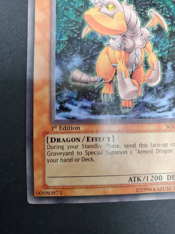 Armed Dragon LV3 SOD EN013 Yugioh 1st Edition Card Trading 