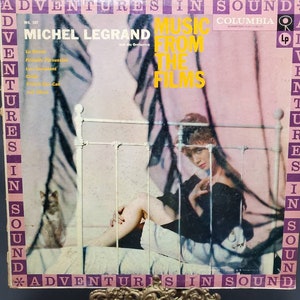 1958 Michel Legrand and Orchestra Music from the Films LP WL 107 Adventure in Sound Columbia Records Vinyl Record Album