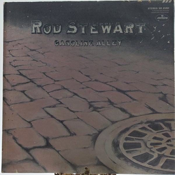 1970 Rod Stewart 1st Pressing LP Gasoline Alley Stereo Vinyl Record Album SR 61264 Mercury Records